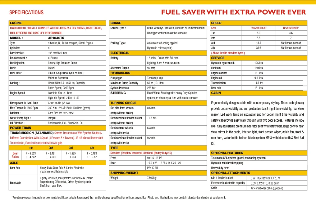 High Quality 25hp 30hp 35hp 40hp Backhoe Loader Construction Equipment Global Supplier at Low Price