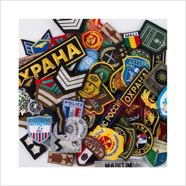 High Quality Customized Embroidered Epaulettes OEM Demand for Uniform Shoulder Board/Pad Accessory for Uniforms