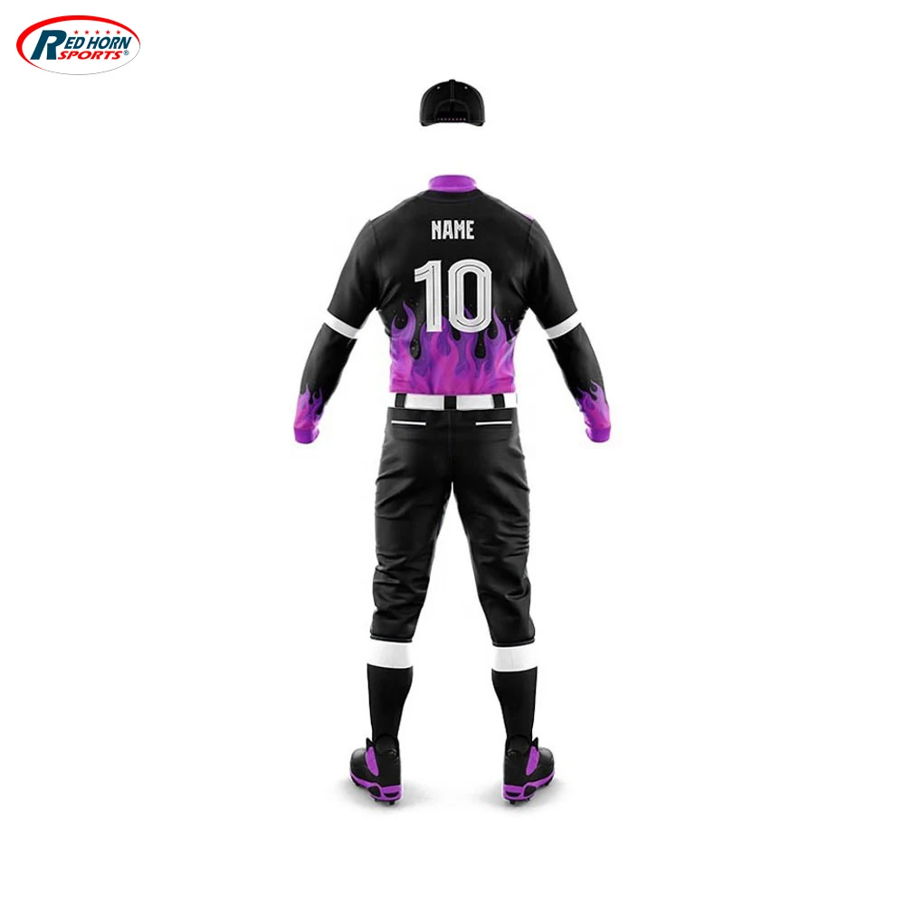 Professional Design Best Price Hot Sale Baseball Uniform Custom Prints Team Name and Team Numbers for Men and Women