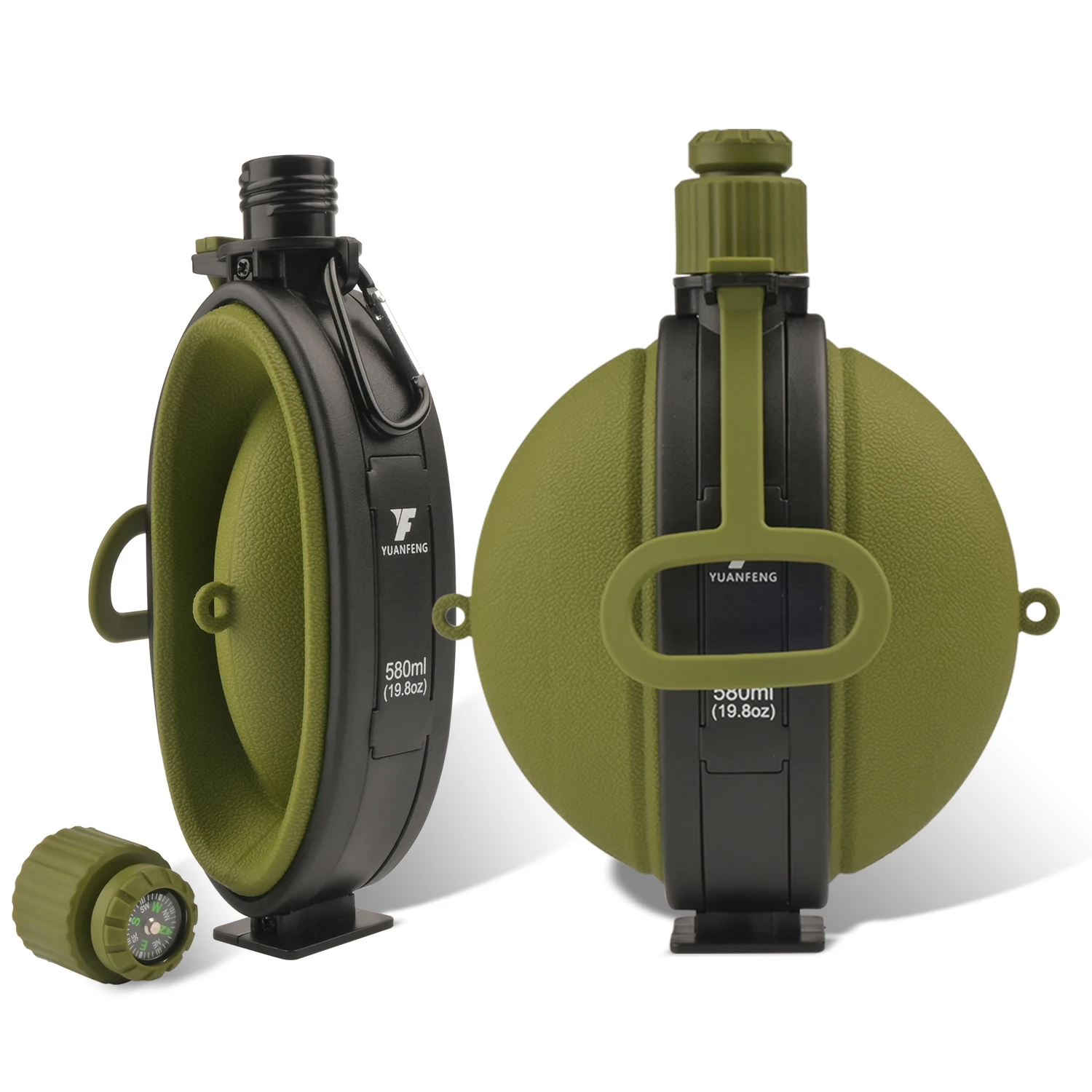 Sport Gym Drink Bottle Foldable Portable BPA free 100% Food Grade Silicone Collapsible Outdoor Water Bottle