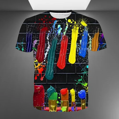 Футболка-поло с круглым вырезом