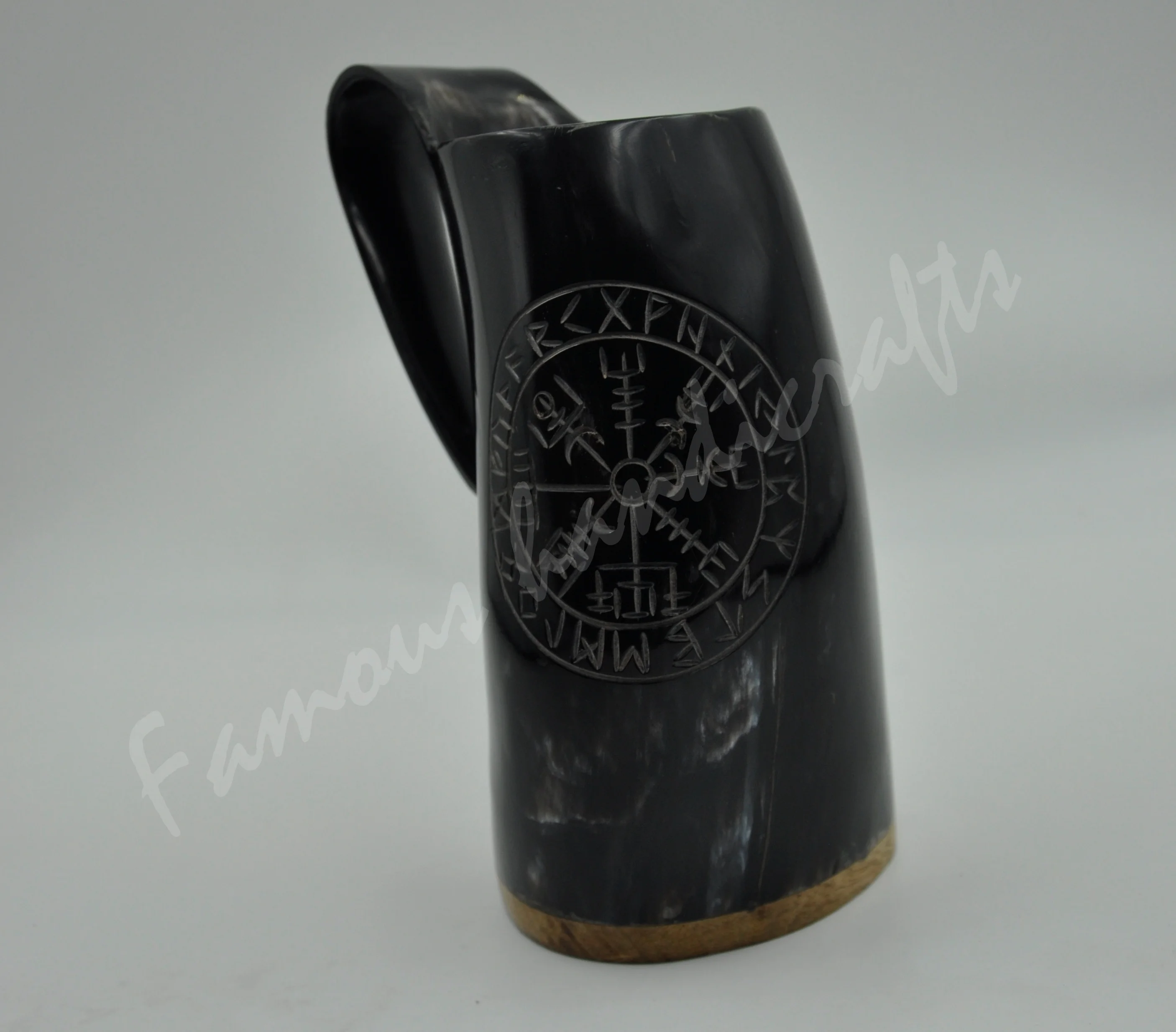 Рог кружка новые поступления натуральный рог для питья буйвола викингов пива средневековый