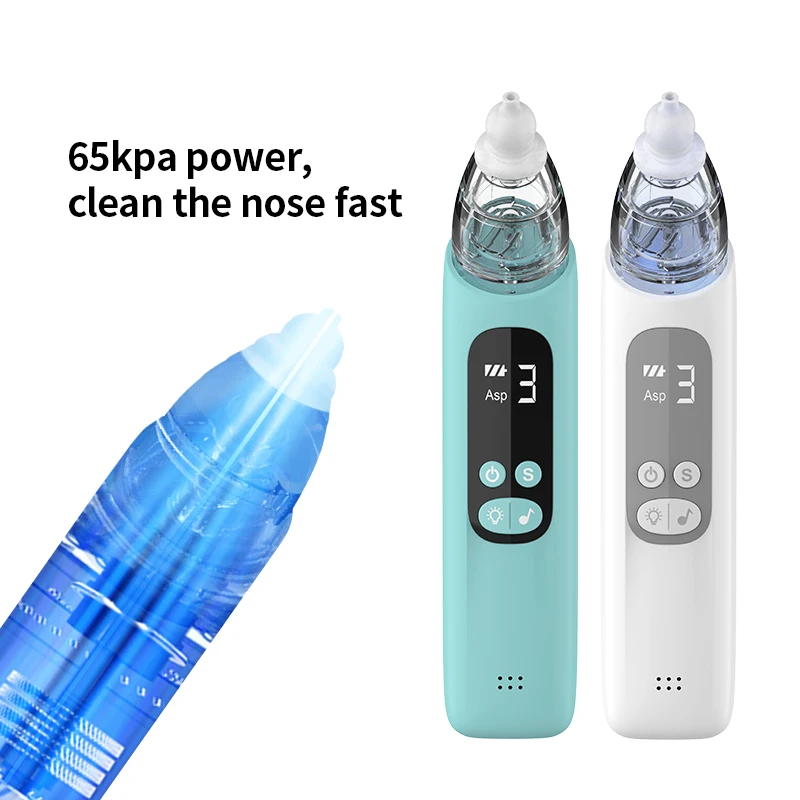 2024 Nasal Aspirator Baby Detachable Nozzle 5 Modes Electric Noiseless Baby Nose Cleaner Nasal Aspirator Vaccum Nasal Aspirator