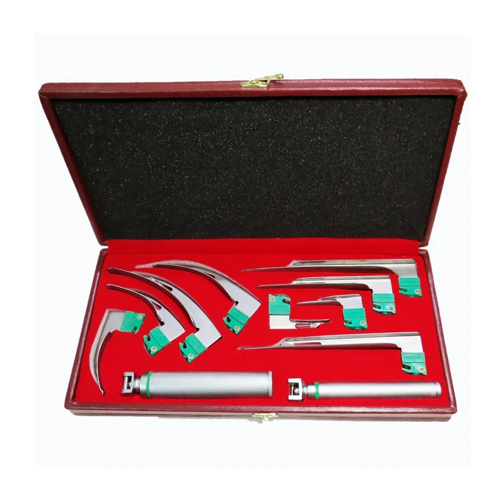 Macintosh fiber optic disposable laryngoscope/laryngoscope set Medical Surgical Equipment Optical Fiber Laryngoscope Set