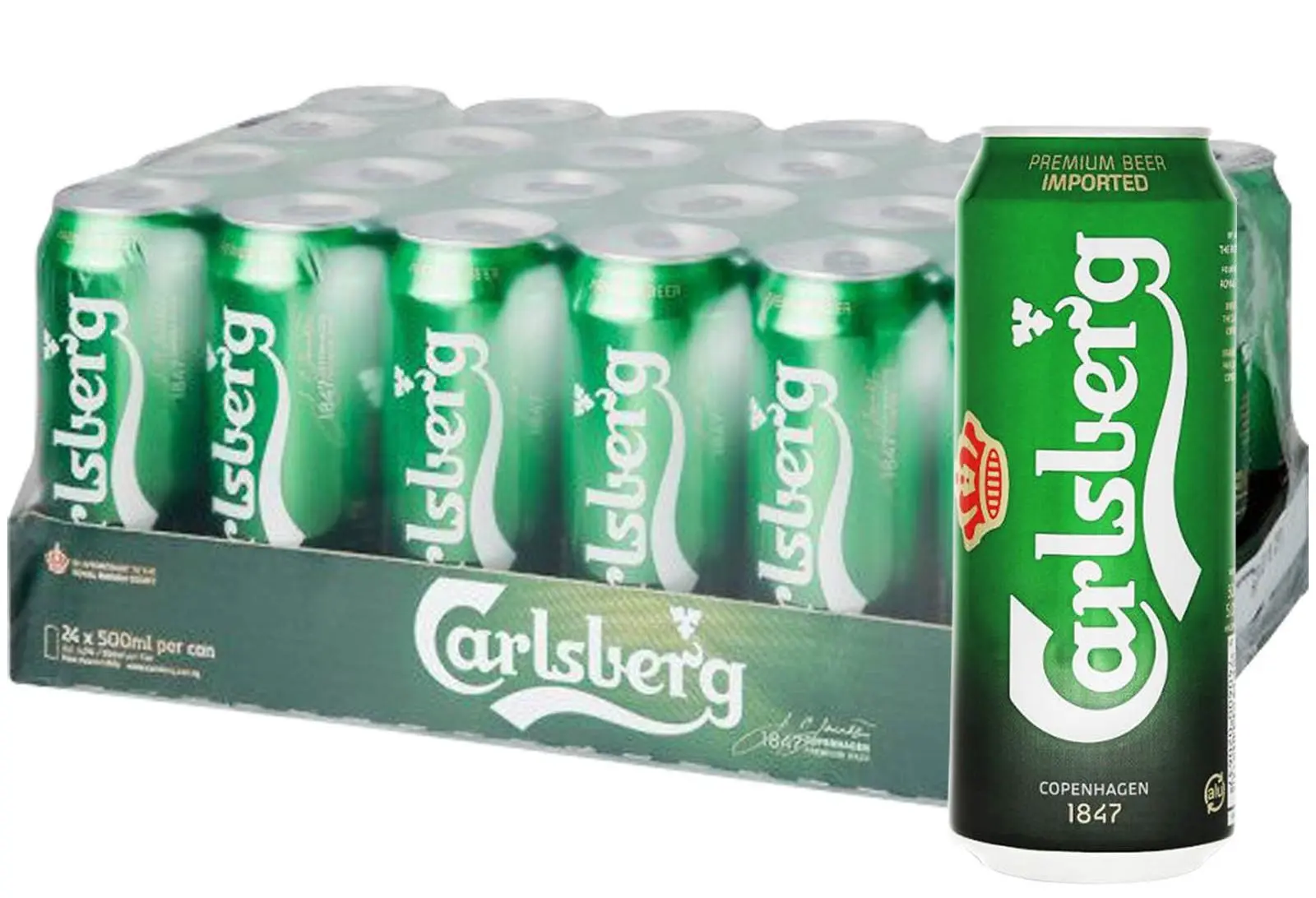 Carlsberg пиво 330 мл бутылки и банки напиток низкая цена