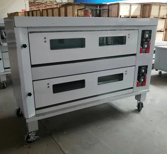 Single deck gas industrial oven for baking cupcakes Bread pizza HJ-HTR101C