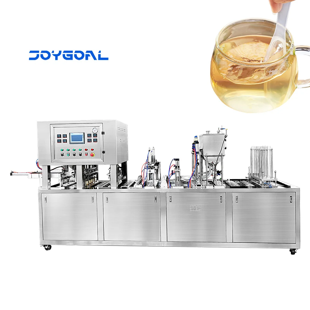 10 gram honey spoon filling and sealing machine with pillow packing machine