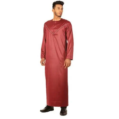 Good Price Men Thobe Dubai Style Thobe Thawb breathable polyester Men Thobes best quality