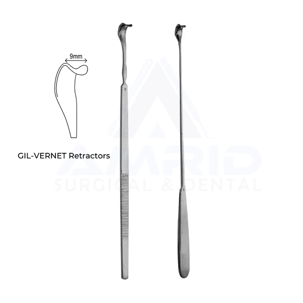 Нержавеющая сталь высшего качества хирургические Gil-Vernet 9 мм широкий лезвие 28 5 см Ретракторы урологические инструменты