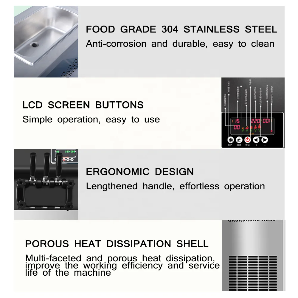 Comercial Maquina De Para Hacer Helados Ice Cream Machines Dondurma Makinesi Dondurma Heladeria Maquinas De Helados Soft Suaves