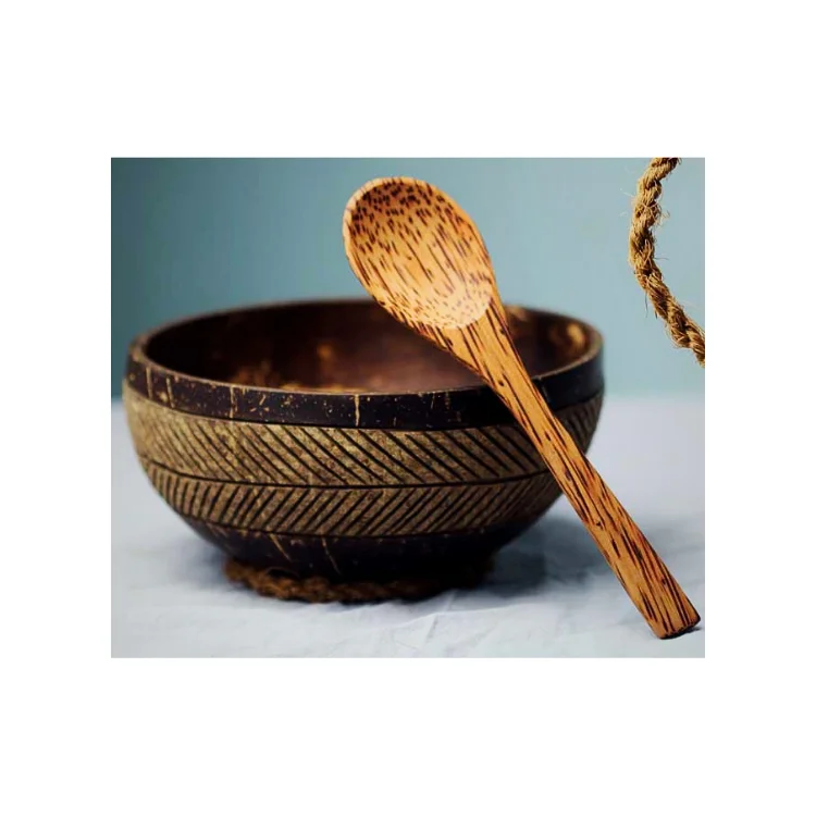 Coconut Shell Bowl Bulk Good Performance Natural Binh Minh Handicraft Food Safe Ready To Ship Vietnamese Manufacturer
