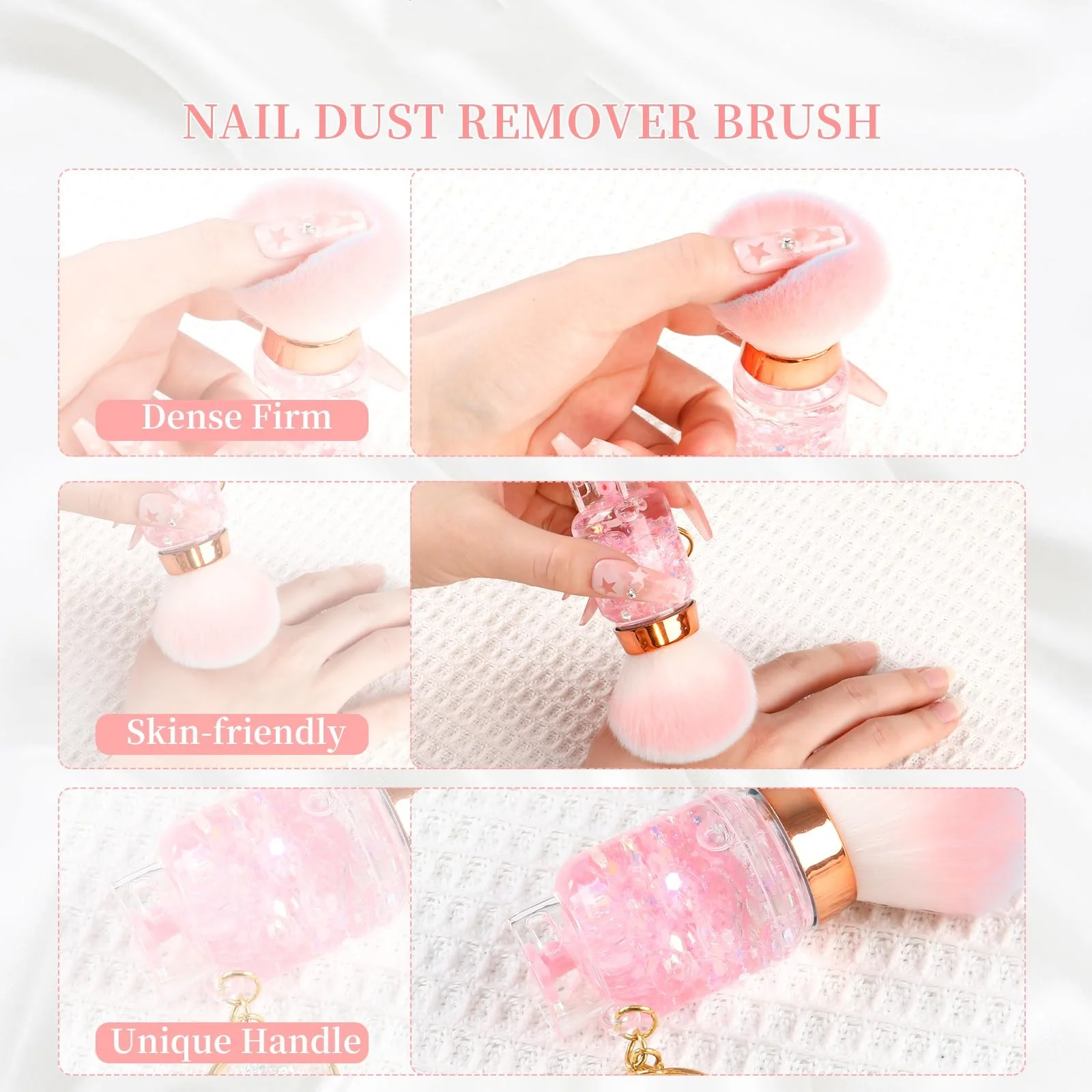 Powder Remover Nail Dust Brushes Sequins Nail Art Products Liquid Manicure Brush For Nail Dust Brushes