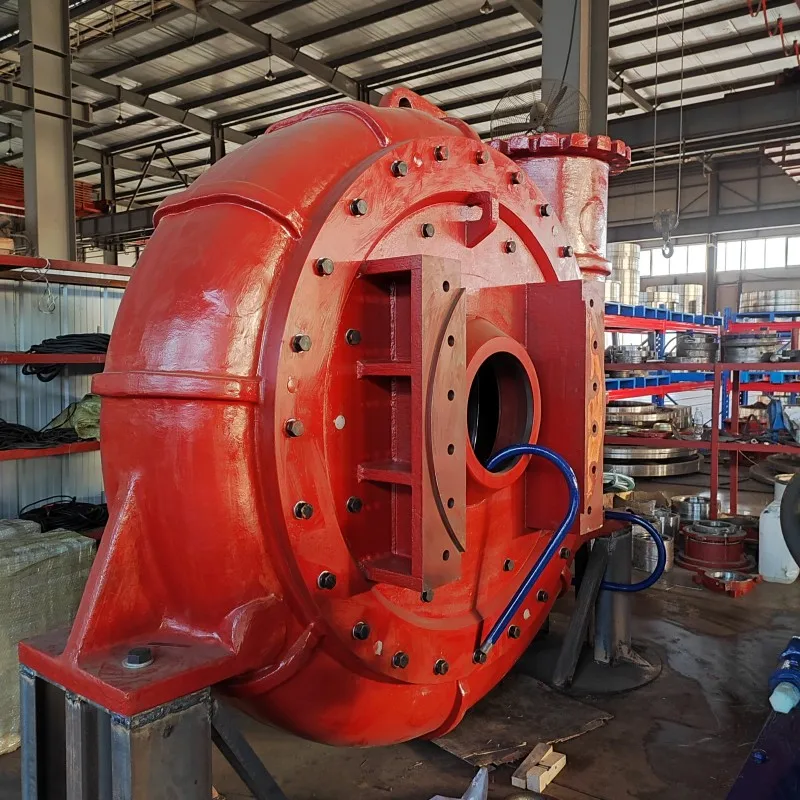 River Dredging Dredger Big Solid Suction Horizontal Barge Dredge Simple Gravel Pump for Pumping Sand Gravel