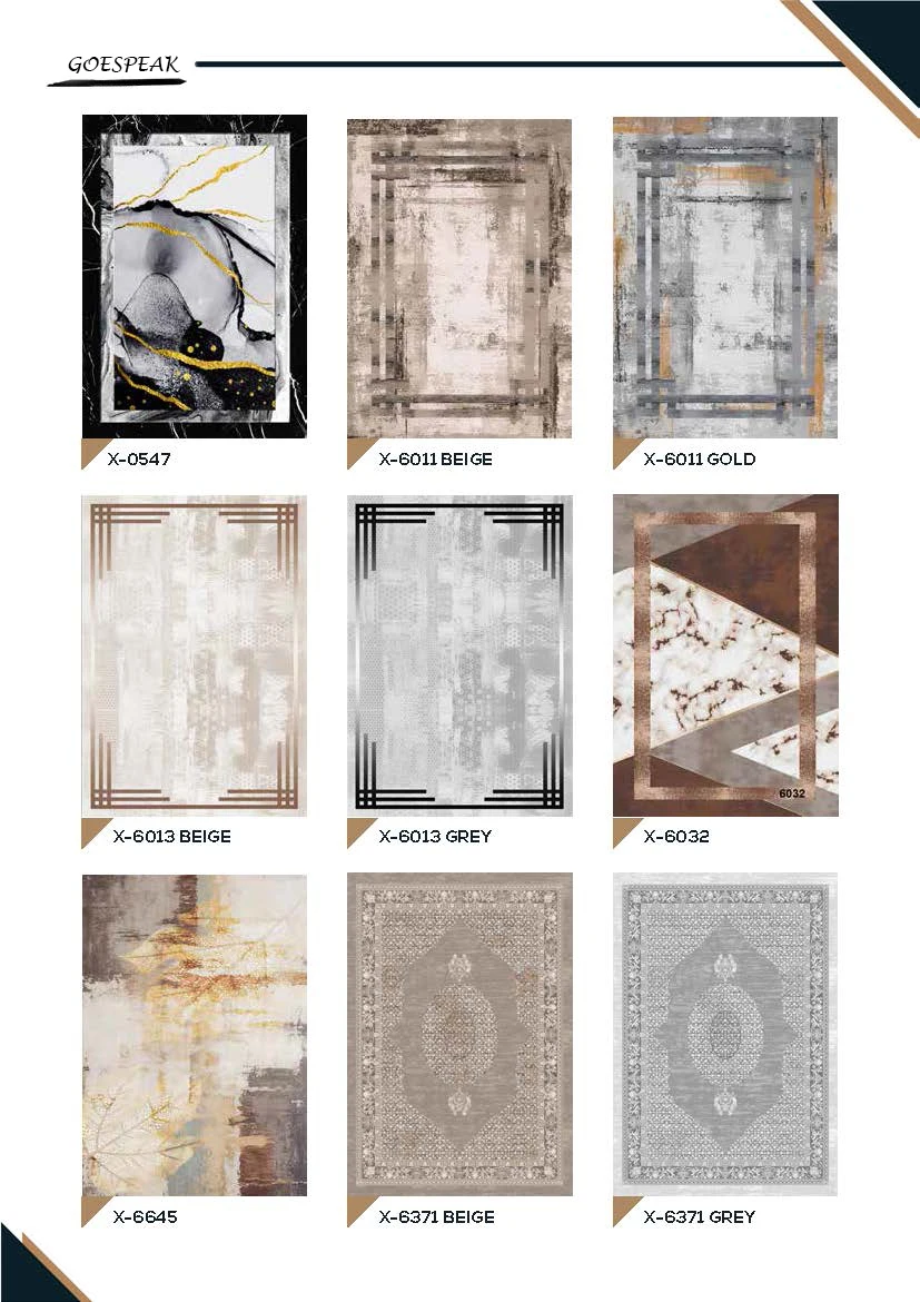 Wholesale High Quality Living Room Carpet Custom Design Crystal Velvet Digital Printing 3D Carpet European Style 3d Floor Carpe