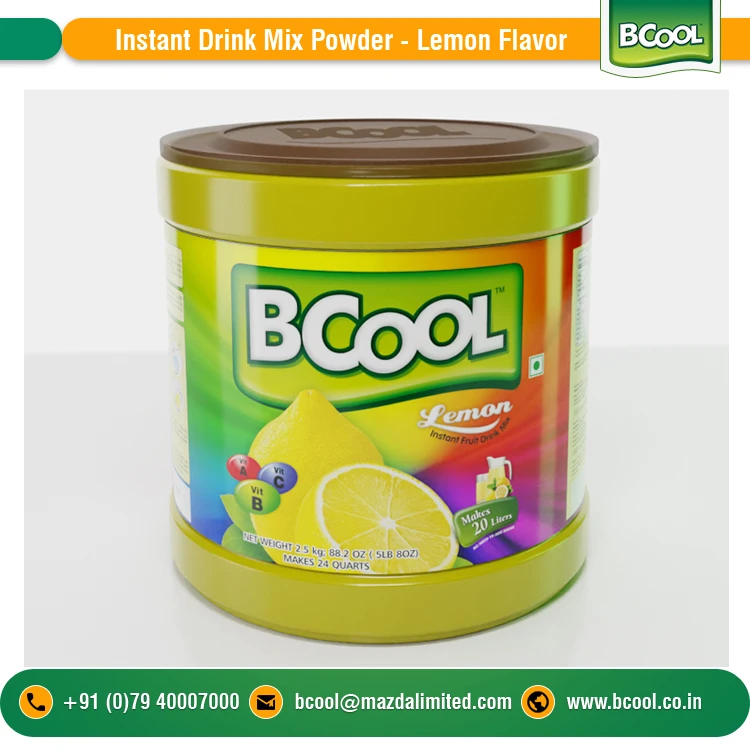 Hot Sale of Refreshing Natural Taste Sugar-Based Lemon Flavor Drink Powder for Instant Energy Boost at Superb Price