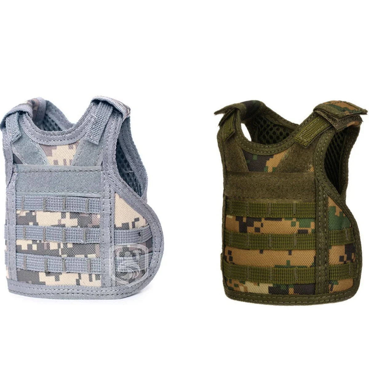Christmas Gift Beer Mini Vests Beverage Cooler Can And Bottles Decoration Tactical Camouflage Mini Vest