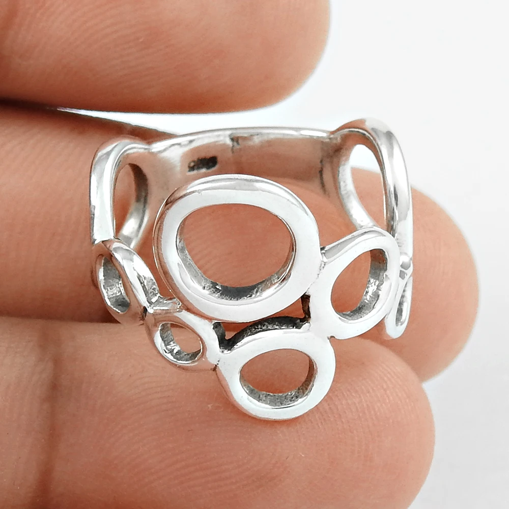 Wholesale Ring 925 Sterling Silver Women Fashion Handmade Gift Rings Indian Handmade Beautiful Jewelry Suppliers Manufacturers