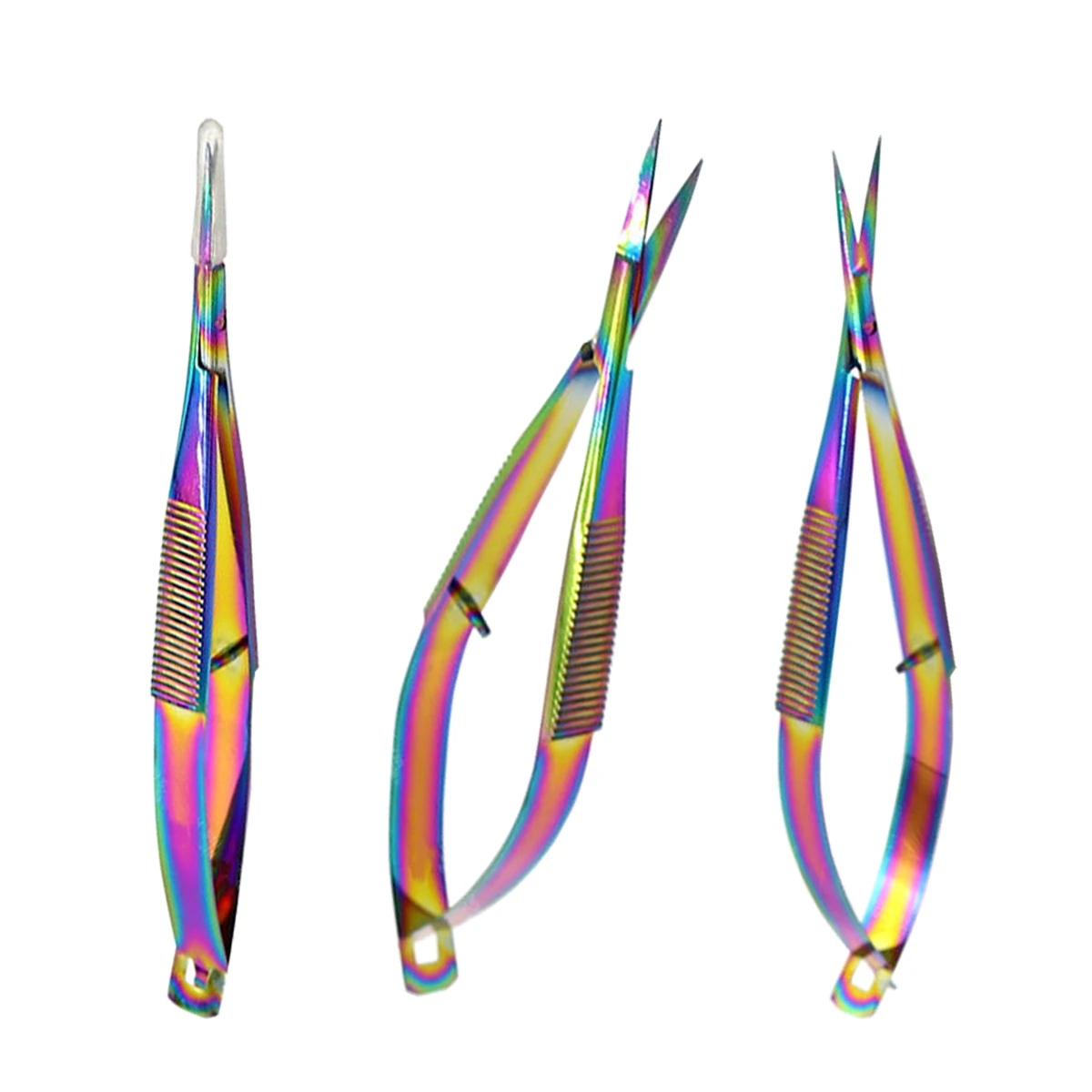 Eyelash Spring Scissors custom logo Small Lash Scissors private packaging Micro Spring Scissors by Bahasa Pro