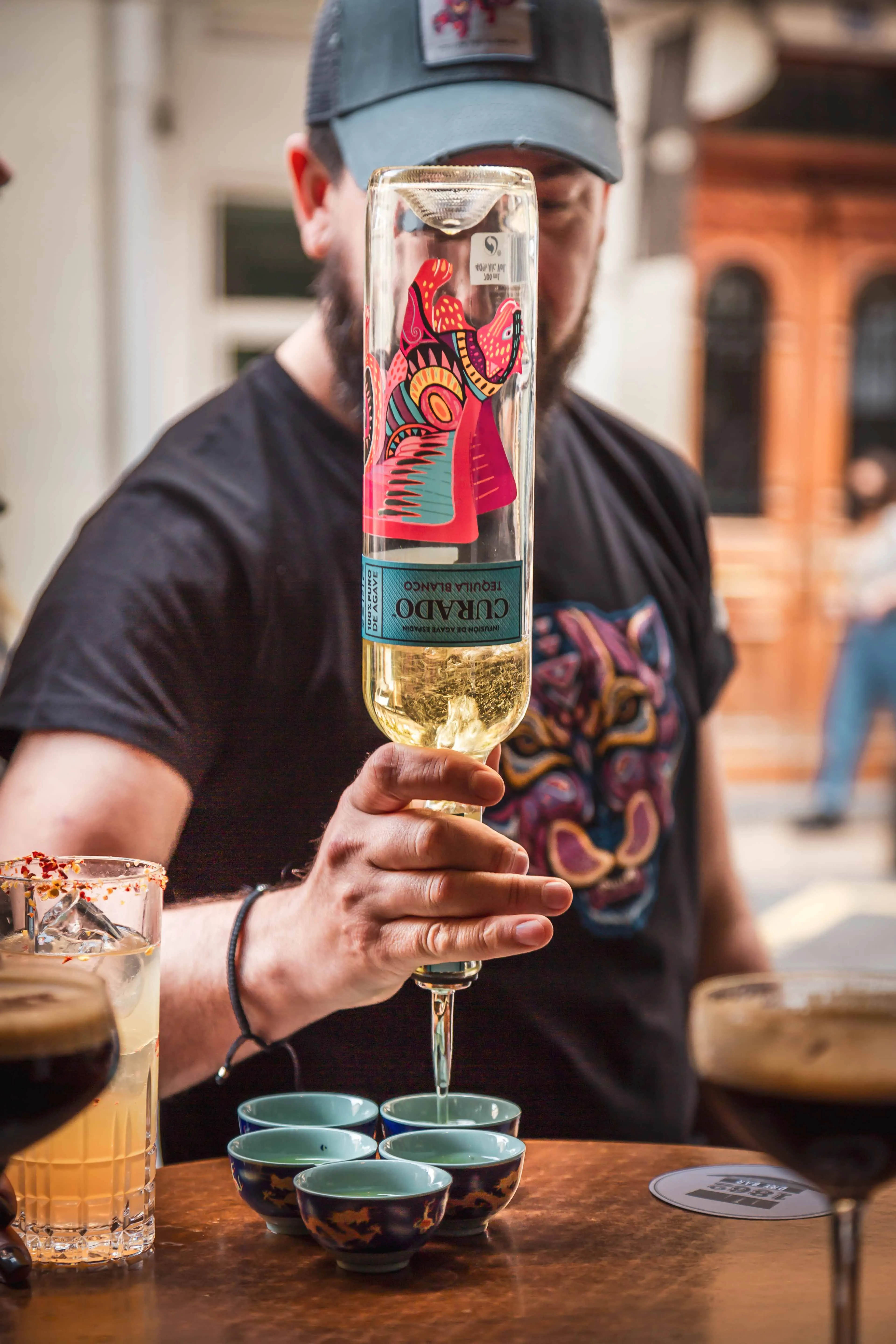 40% г., алкогольные напитки teквила CURADO CUPREATA, специальные напитки для коктейлей, ароматизаторы AGAVE из Мексики, сделано в Мексике