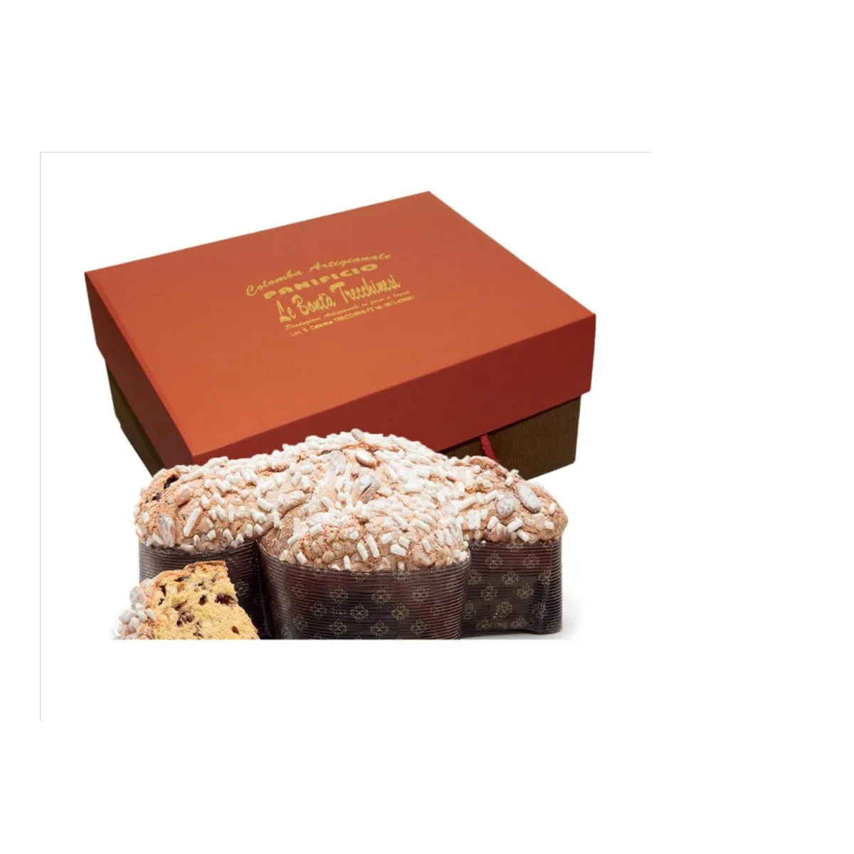 Italian Products - Colomba with Candied Fruits - Handmade Easter Cake - Dove Cake Made in Italy - Healthy Food