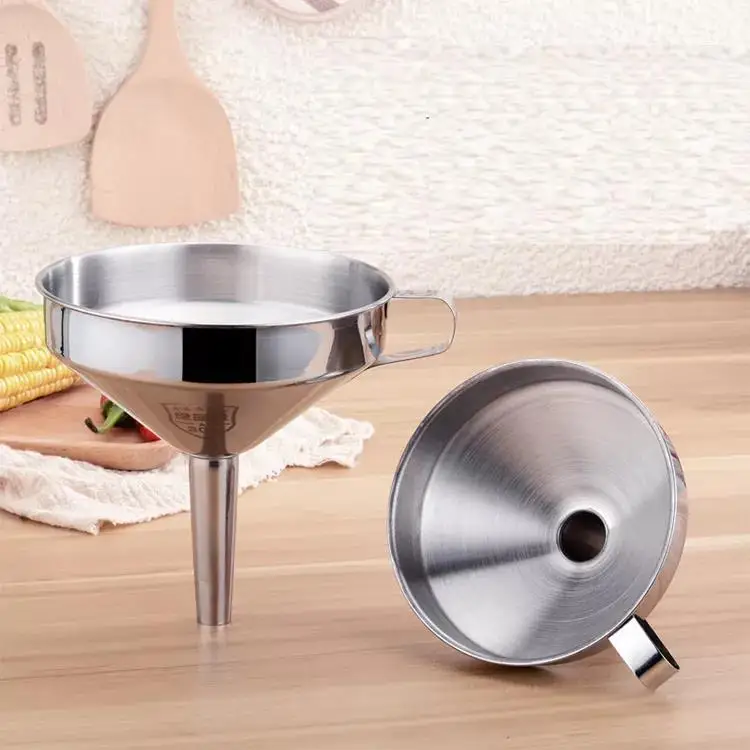 Лидер продаж Высококачественная Воронка для масла из нержавеющей стали воронка пищевых продуктов с ситечком