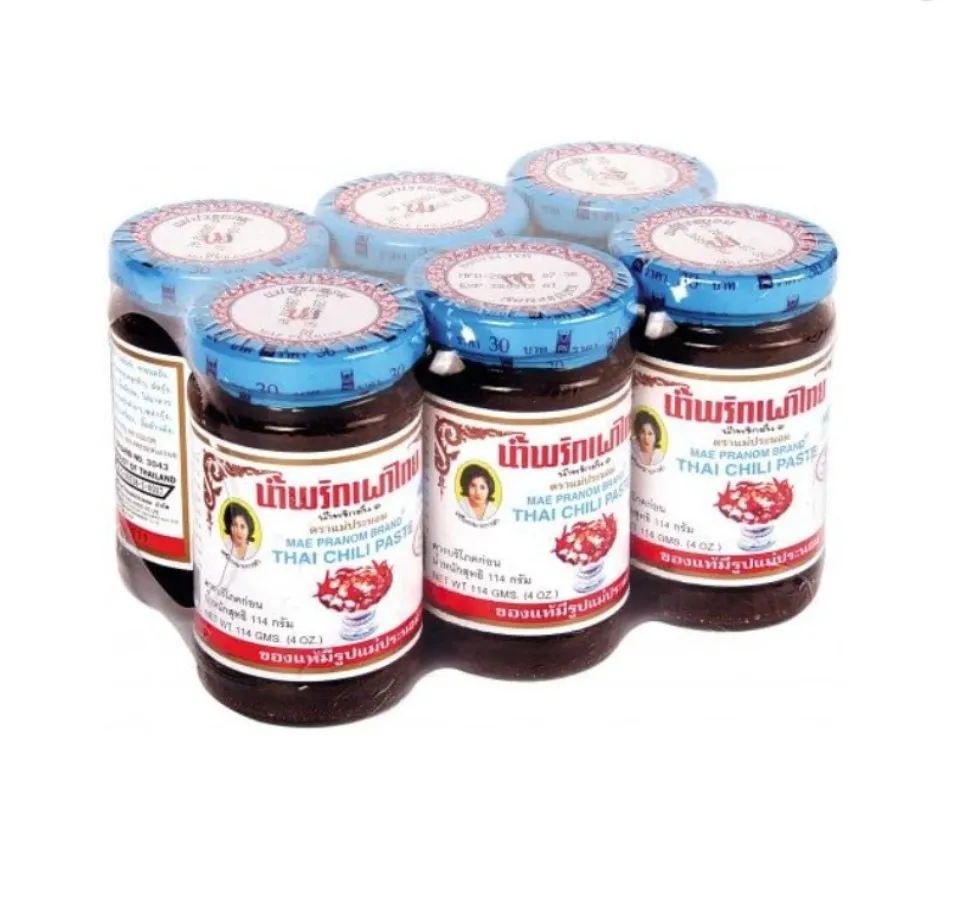 Паста Mae Pranom с чили 114 г паста для приправ приготовленная из тайской травы тайская