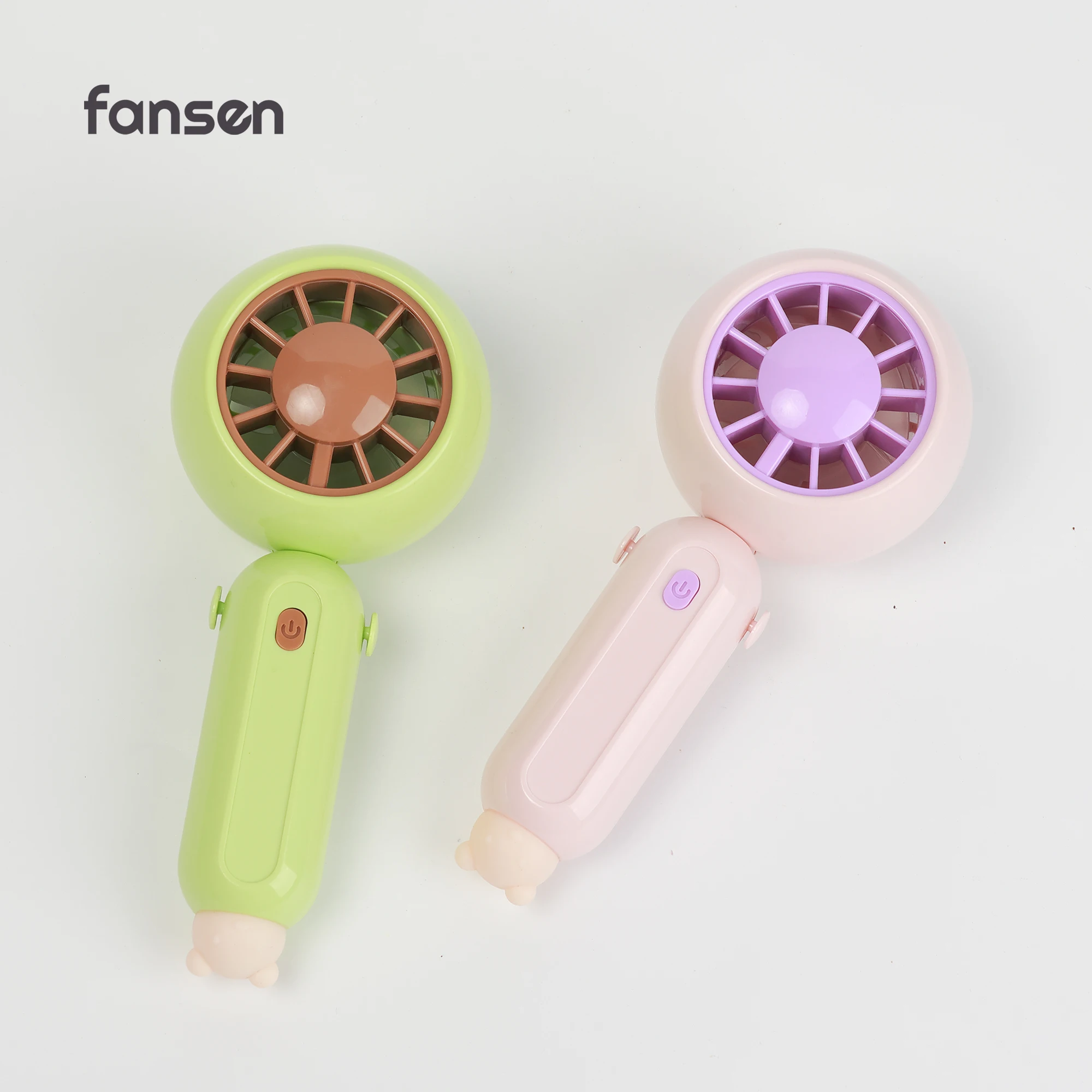 High Quality Neck hanging fan Wrist Hanging Portable Fan Night Light Usb Cutie Rechargeable Fans Summer