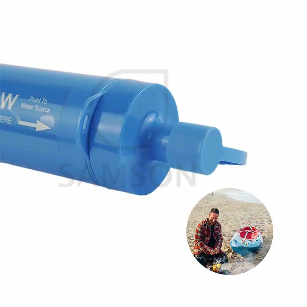 hot selling survival water filter straw bottle portable purifier for camping water portable filter water