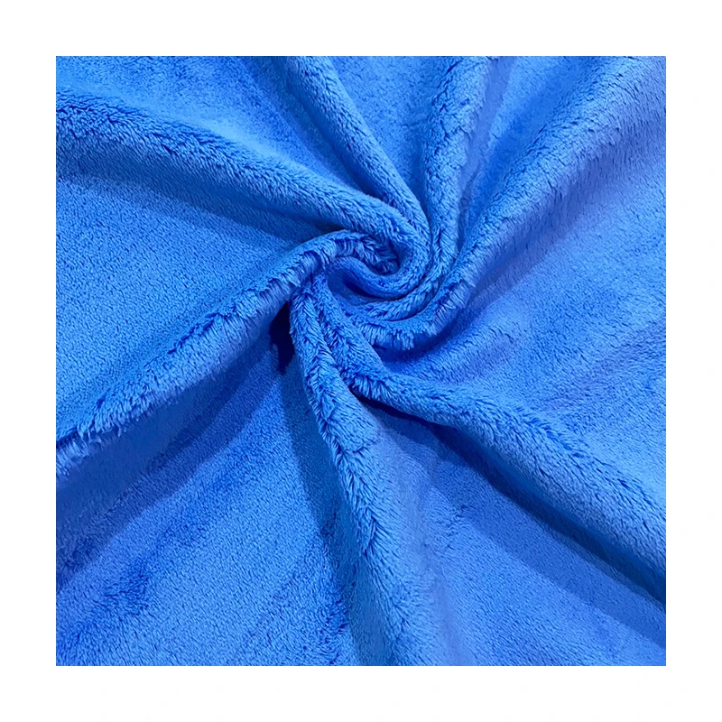 Hot Sale Product 100%Polyester Super Soft Flannel Fabric Multi Color For Toy Doll Garment Home Textile