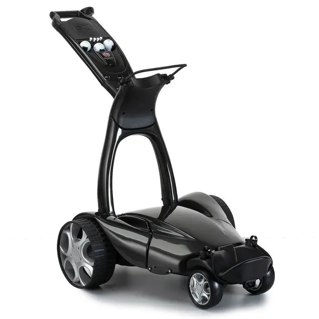 HOT  Stewarts Golf x10 x 9 Follow Range Electric Trolley Cart With Extra Battery at Wholesale Rate BUY NOW !