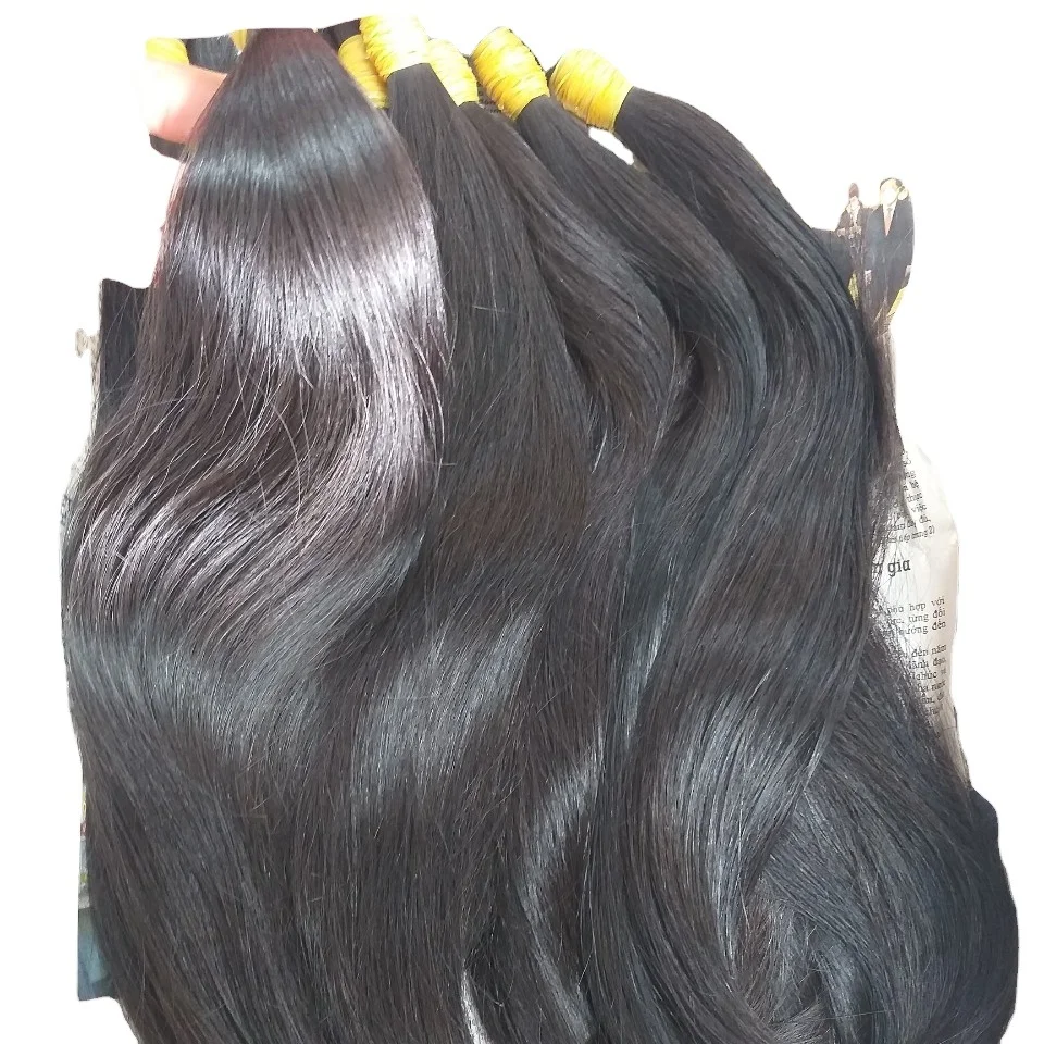 Натуральные человеческие волосы, Детские волосы, мягкие, шелковистые, не запутанные, вьетнамские, высокое качество, выровненная кутикула, необработанные, хорошо подходят для отбеливания