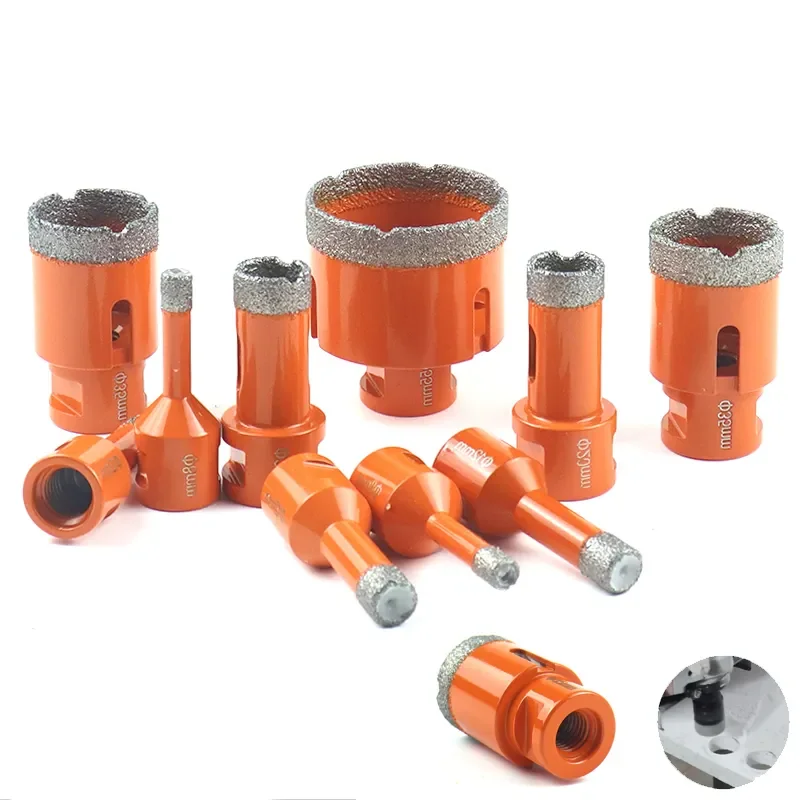 Factory Price Diamond Core Bit Set For Marble Ceramic Hole Saw Crown Brazed Cut Diamond Core Drill Bits Hole Saw
