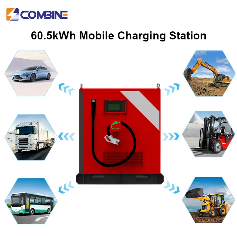 DC AC Output Fast Charge Hybrid BESS Construction Vehicle Power Supplier Residential and Events Protection Energy Storage System
