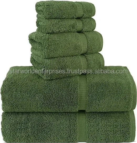 Cotton 100%  Luxury 70*140cm Soft Plush Large Size Grey Microfiber Bath Face Towel Sets for Home Hotel Salon Hair