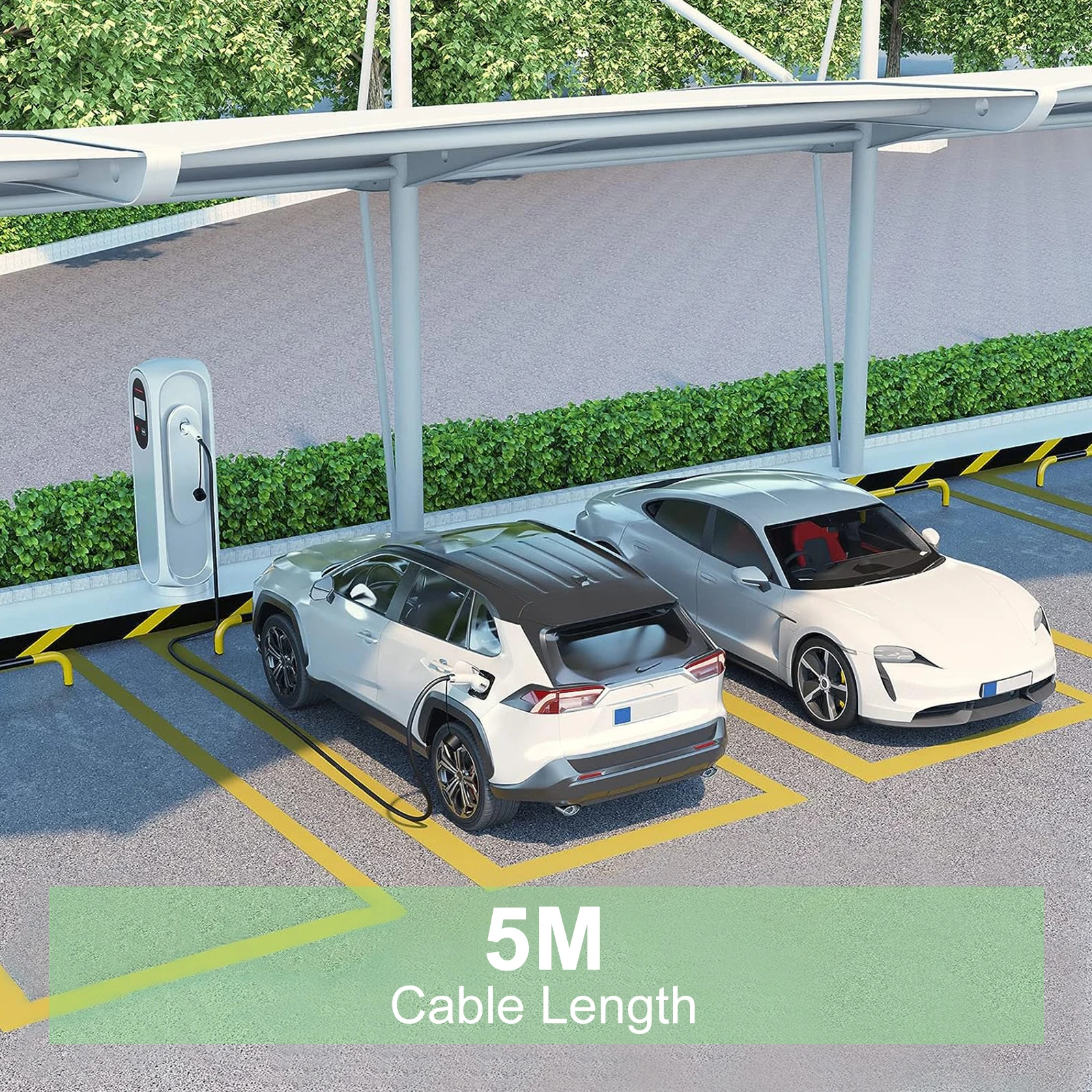 Factory price Type2 to Type2 7KW 32A EV Charging Cable 5 meters type 2 to type 2 mode 3 ev charging cable