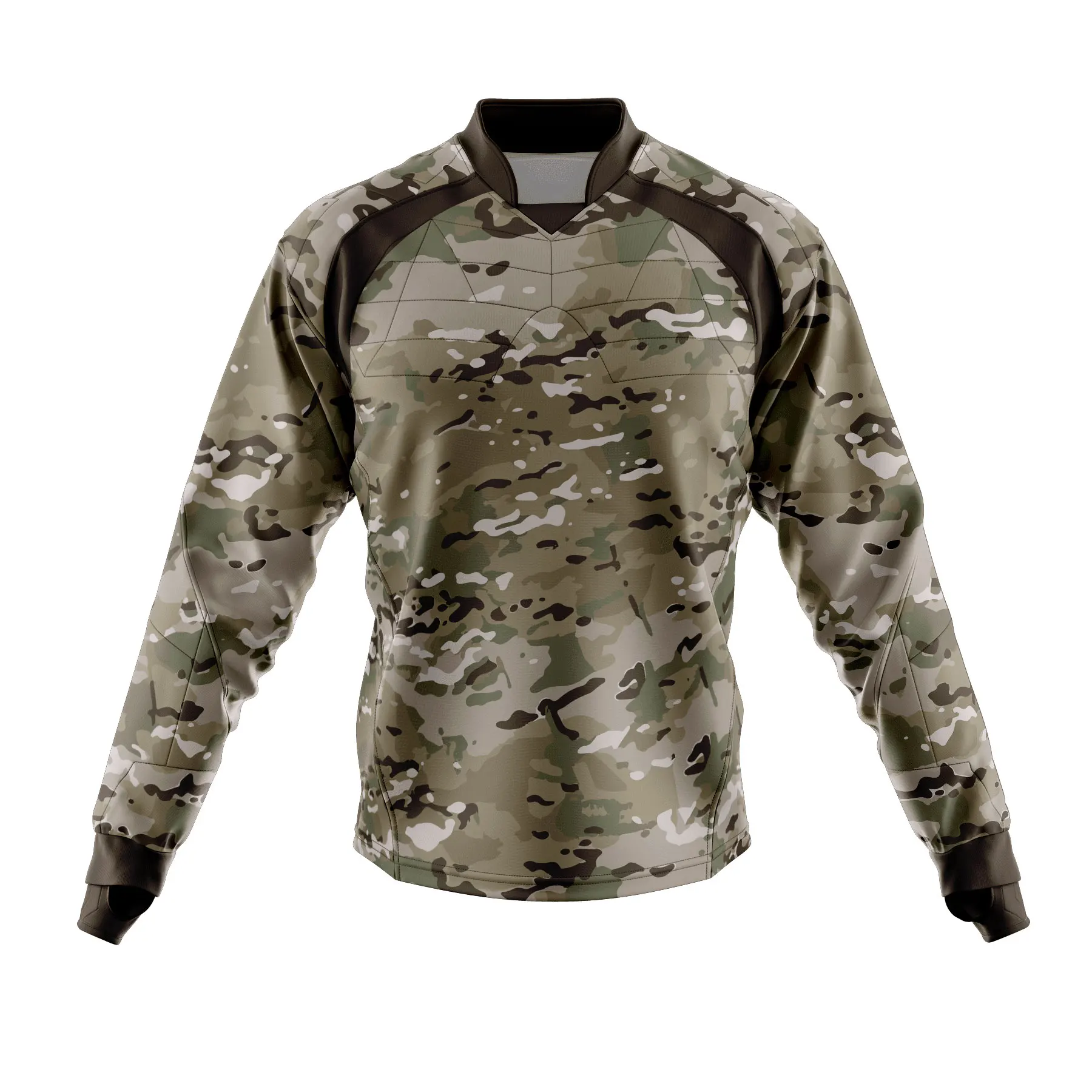 Top-Quality Paintball Jerseys Custom Team Colors Breathable Fabric and Reinforced Stitching for Competitive and Recreational