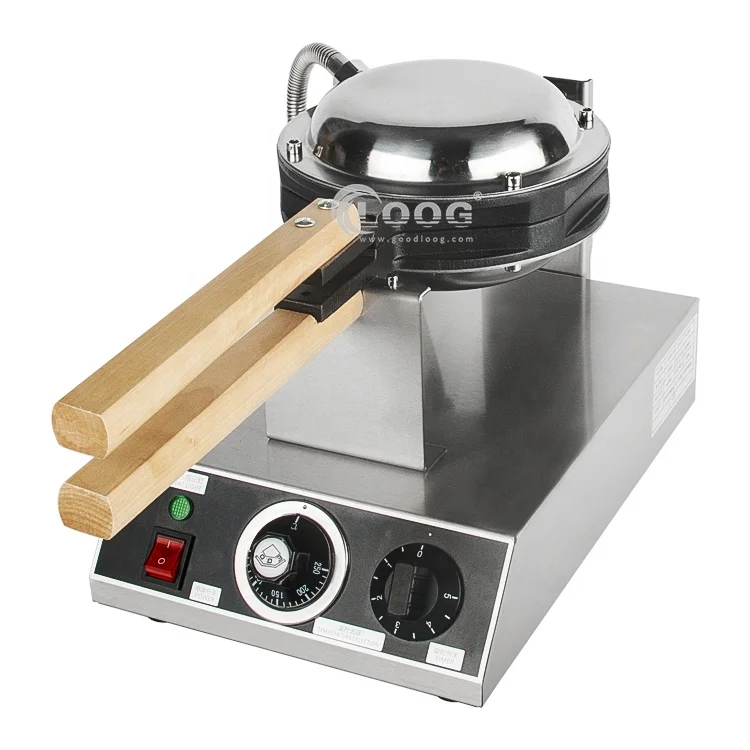 High Quality Easy Operation Heart Shape Rotating Egg Waffle Maker HK Bubble Waffle Making Machine