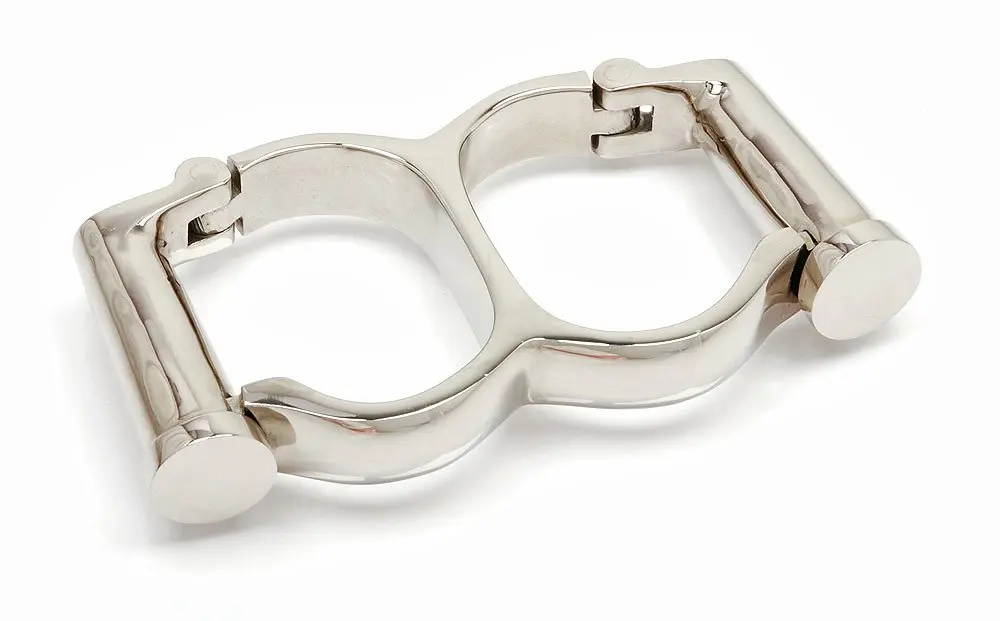 Stainless Steel Bdsm Bondage  Customized Size Kubind Handcuffs