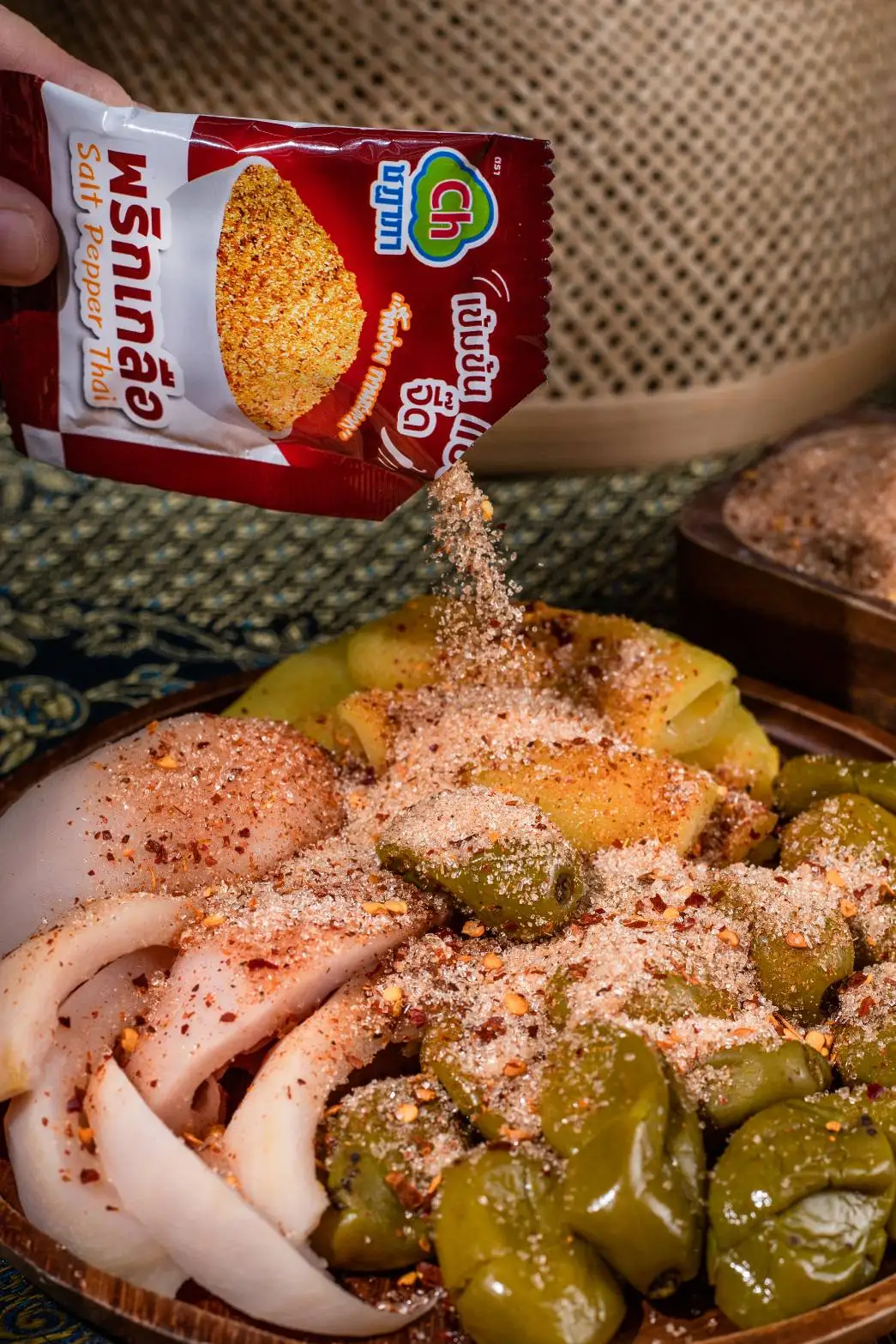 Salt Pepper Thai  Seasonings & Condiments Mixed Spices & Seasonings Blend Powder Dripping Fruits Best Quality from Thailand