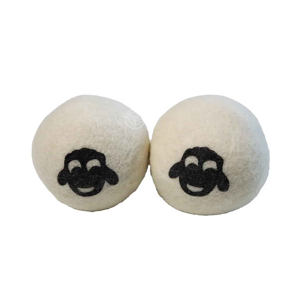 Wholesale Price Laundry Felt felted wool dryer balls with GRS