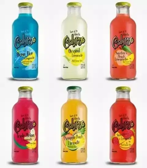 Best selling fruit soda soft drink Calypso All natural flavors