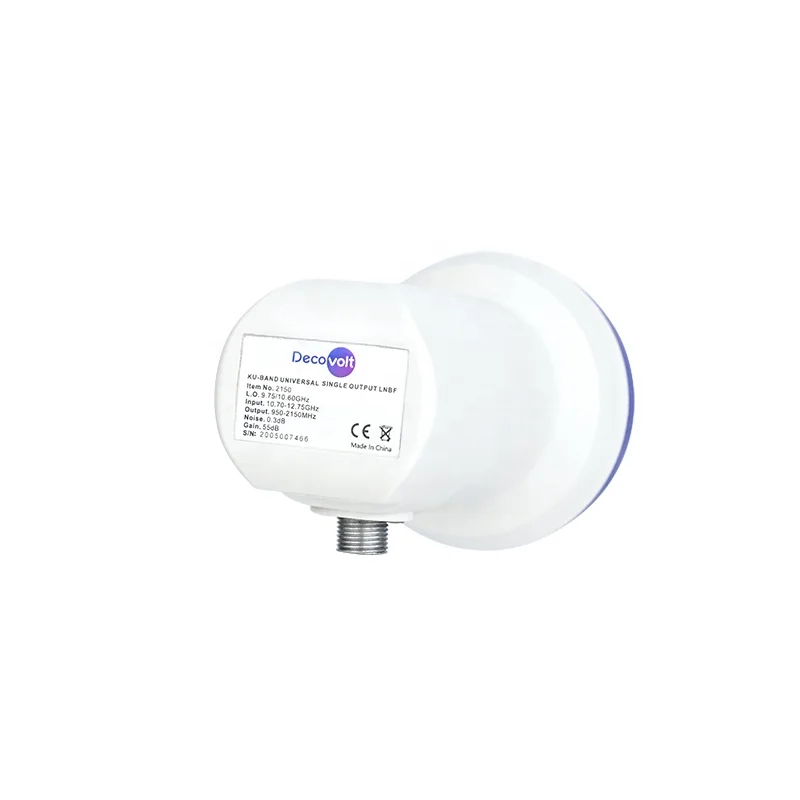 Decovolt Factory price supply  Ku Band Twin LNB KL-412RT universal  LNB 0 .5dB