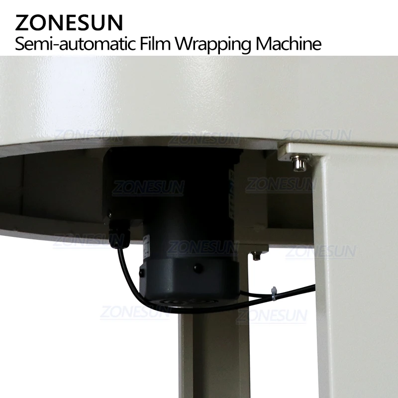 ZONESUN ZS-DBC800 Semi-automatic Carton Box Stretch Film Wrapping Machine Pallet Packaging Machine