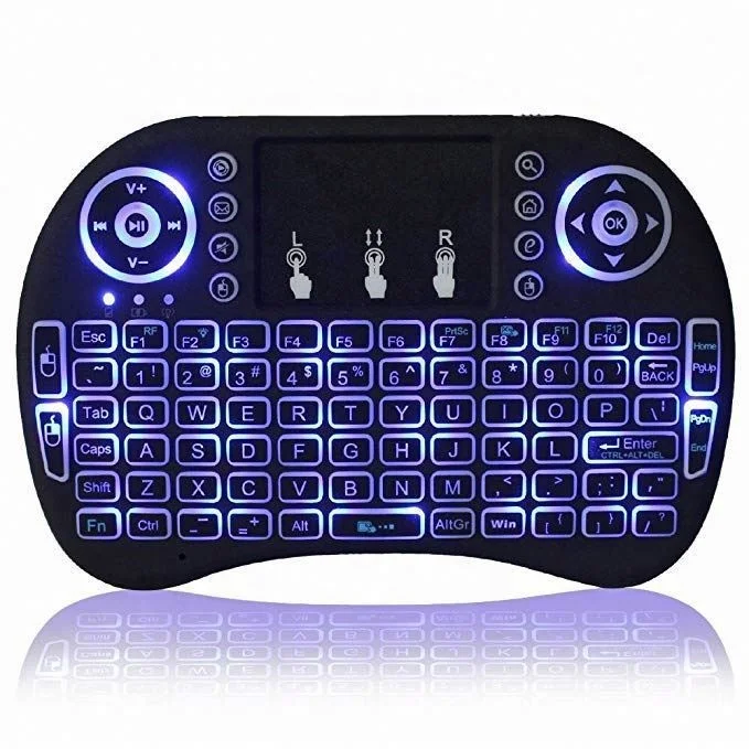 District more than 10m red backlit keyboard for hp for omen with Touchpad Remote Control Android TV Box