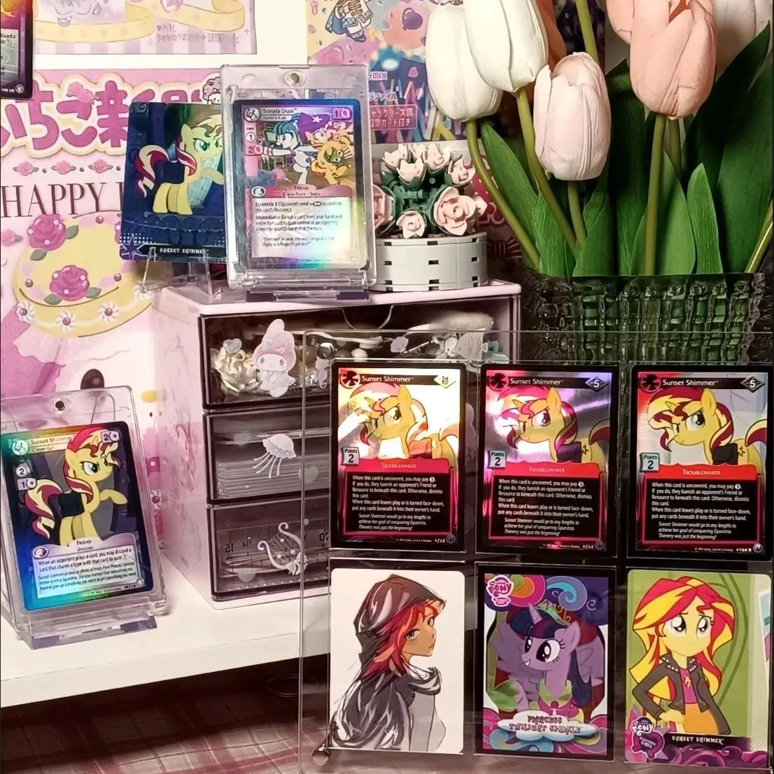 Clear Acrylic Card Holder Display Frame Stand Collectibles Baseball Card Showcase Display for TCG Pokemon Trading Card