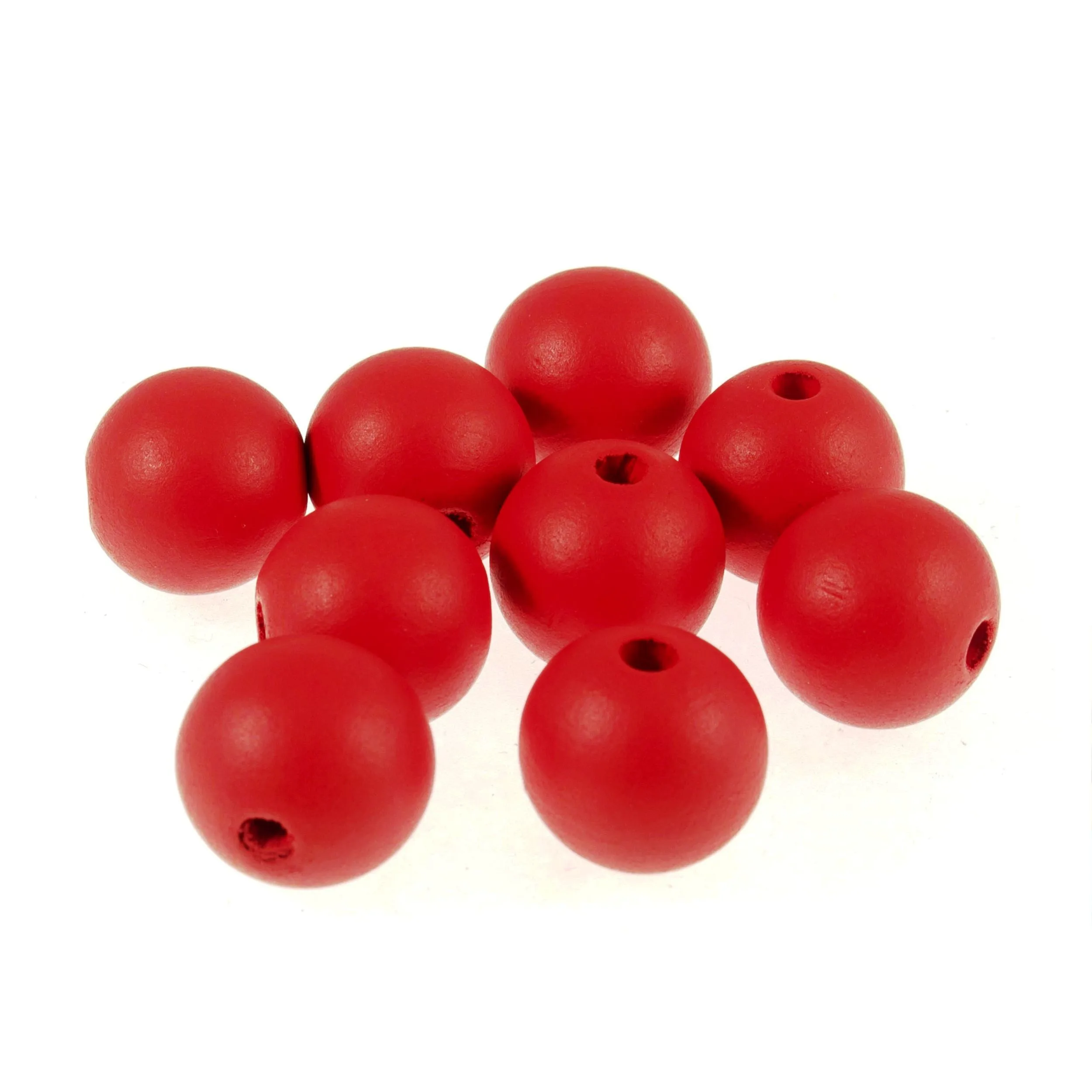 Buy Red Wood Bead Polygons 2x2 cm Geometric Beads  Customized Color And Size Wooden Beads Indian Handmade Genuine Products