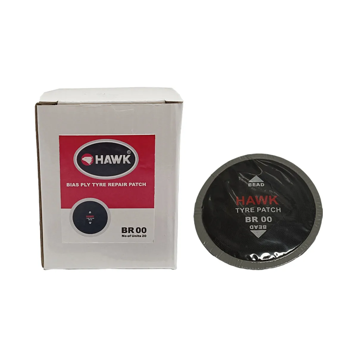 20Pcs/Box Size 58mm Lightweight Ultra-Thin Hard Type Rubber Tyre Patches Hand Tool for Car Tire Repair