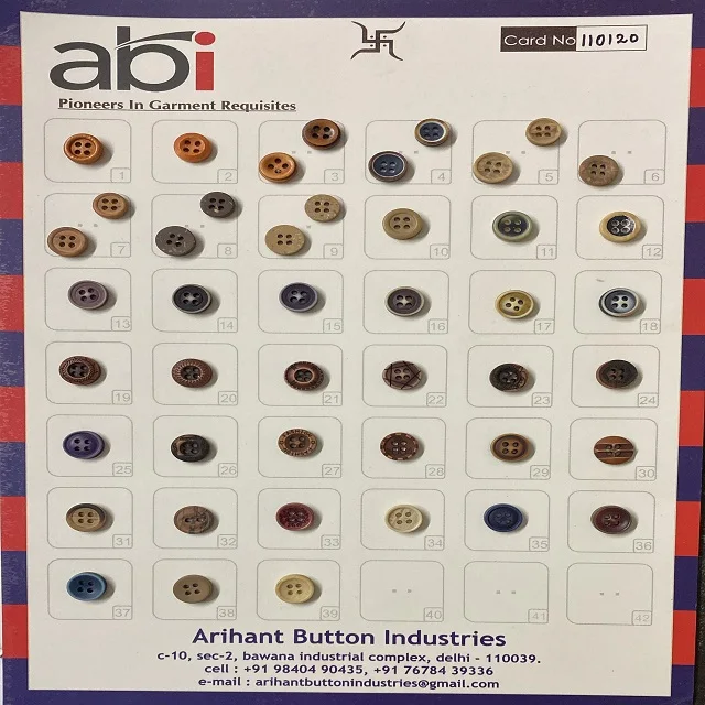High Quality round Usage Buttons for Garments Shirts and Jeans button for Indian Manufacturers