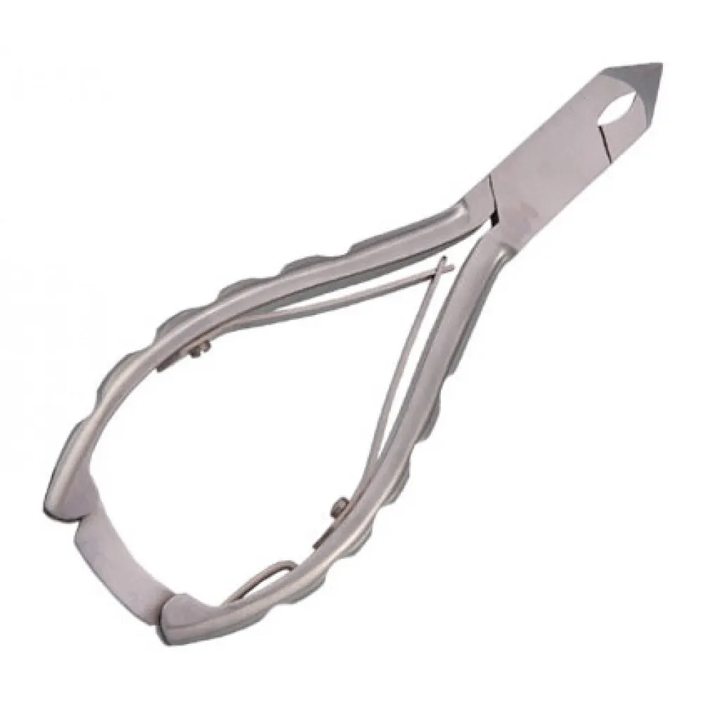 Podiatrist Toenail Clipper Set German Forged 5.5 inch Heavy Duty Nail Cutter Moon Head Smooth Handles