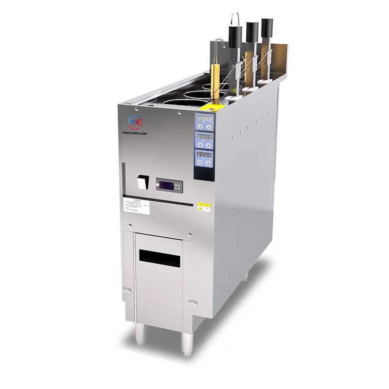 3 baskets Commercial Automatic Electric Pasta Cooker Noodle Stainless Steel Making Machine Industrial Restaurant Industry
